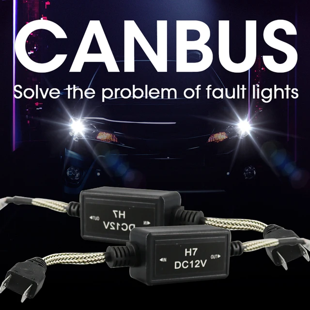 2PCS Car Headlight H7 Canbus H4/H8/H11/H13/HB3(9005)/HB4(9006) 9007 H1