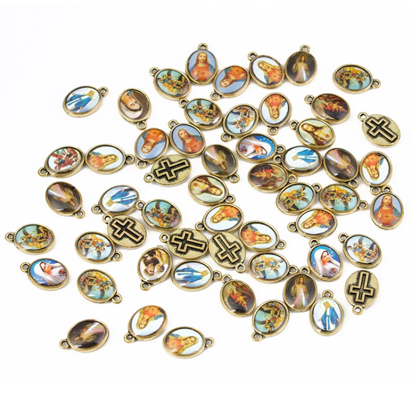 Vintage Jesus Christ Alloy Cross Necklace Pendant Jewelry Accessories