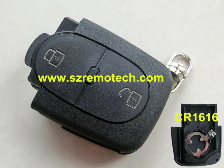 Free Shipping Replacement 2 Button Remote key Fob Cover Fit For Audi A2 A3 A4 A6