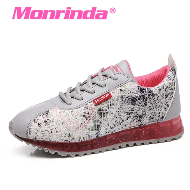 Nueva Marca estabilidad amortiguación suela de goma Zapatillas de deporte con lunares en blanco y rosa 580 de