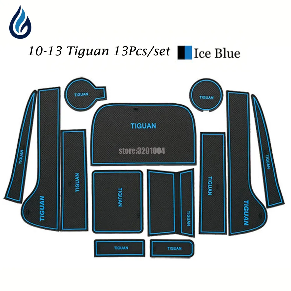 For Volkswagen Vw Tiguan 2010 2013 Accessories 3D Rubber Car Mat Car Anti Slip Mat Non