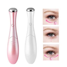 Красивое мини-устройство для массажа глаз, Электрический массажер для глаз, для лица, вибрация, тонкая волшебная палочка для лица, анти-мешок и морщинка