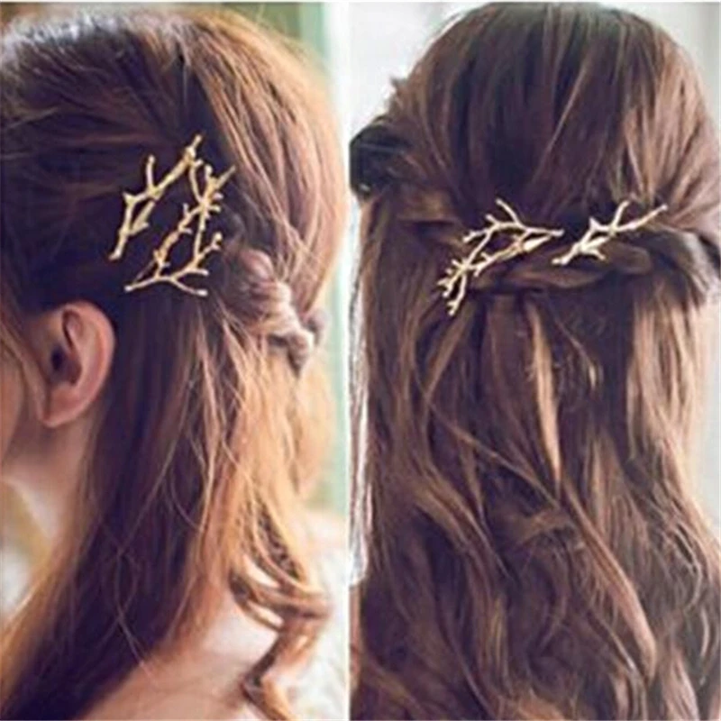 Vintage Gold Silver Tree Hair Clips Girls Alloy Branch Hairpins Fashion Hairgrips Lady Elegance Metal Hair Accessories For Women Vintage Gold Silver Tree Hair Clips Girls Alloy Branch Hairpins Fashion Hairgrips Lady Elegance Metal Hair Accessories For Women