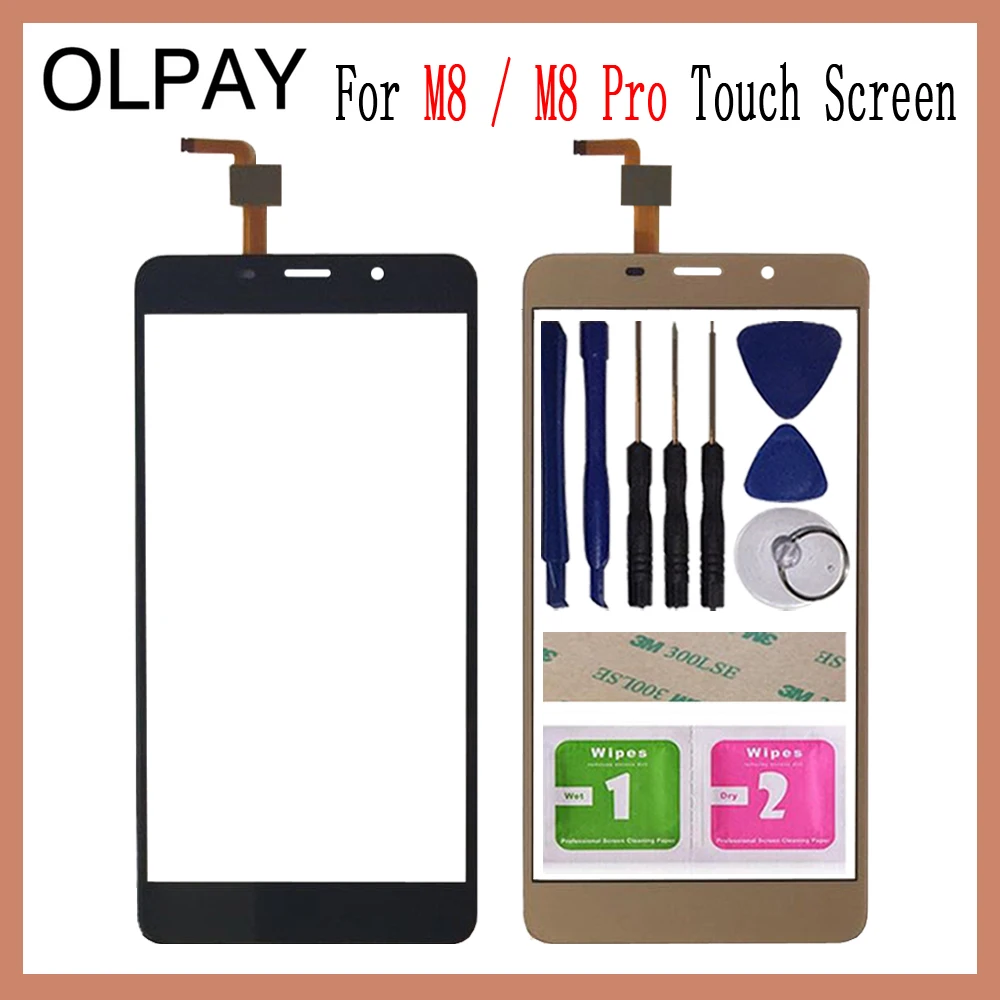 OLPAY 5," для Leagoo M8 Pro, сенсорный экран, дигитайзер для Leagoo M8, сенсорная панель, сенсорный экран, сенсор, переднее стекло, Бесплатный клей+ салфетки