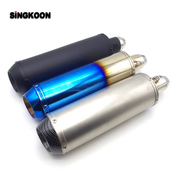 

2019 The Newest 51mm Universal motorcycle exhaust muffler Pipe escape moto FOR yamaha cygnus 125ttr 250 tmax530 bmw g310gs