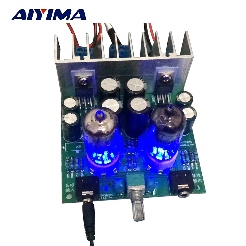 Усилитель звука AIYIMA 6J1 Плата усилителя мощности LM1875T 30 Вт предусилитель буфер