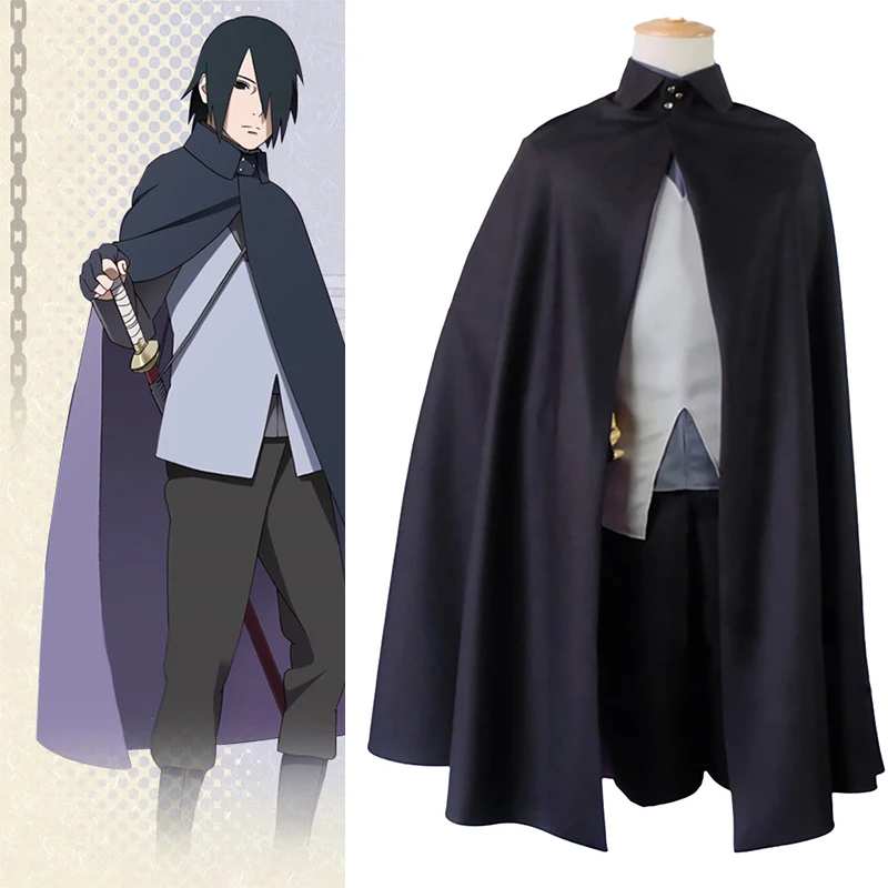 Anime Boruto Naruto The Movie Uchiha Sasuke Cosplay Costume Customized 