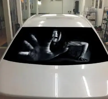 Креативная индивидуальность, наклейки на стекло автомобиля, 3D наклейки на автомобиль, наклейки на заднее окно, ветряная мельница, Модифицированная пленка-291 - Название цвета: NO  6