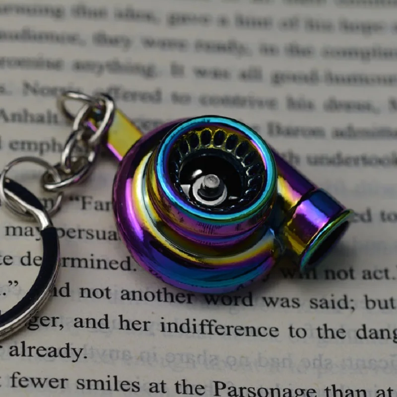 Creative Turbo Turbocharger Keychain Key Chain Ring Keyring Keyfob