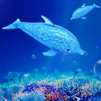 

Squishy Grape Ball Toys Cute Dolphin Vent Ball Pinch Soft Rubber Beads Toys Creative TPR Decompression Fun Squeeze Vent Kids Toy