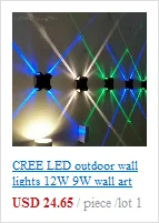 Открытый настенный светильник сад 6 Вт 10 Вт аппликация led exterieur cob led Высокое качество ip65