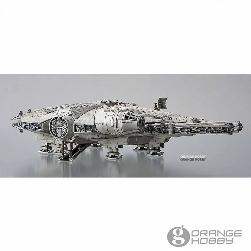 OHS Bandai Звездные войны 1/144 Сокол Миллениум TLJ Ver. Шкала сборки наборы пластиковых моделей