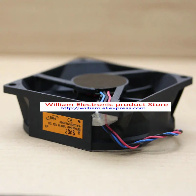 New Original ADDA AD07512UX257300 DC12V 0 46A for RICOH font b Projector b font cooling fan