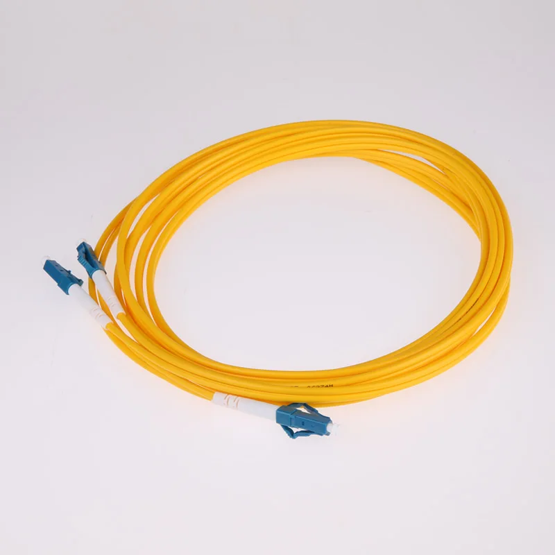 Оптоволоконный патч корд один режим SM 2 core Дуплексный LC к PC UPC 9/125um ftth 3 5 10 15 20 m