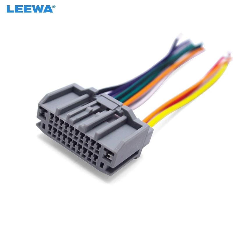 

10 шт., автомобильный аудио стерео адаптер LEEWA для Jeep Wrangler/Compass OEM, заводское радио, CD/DVD # CA4050