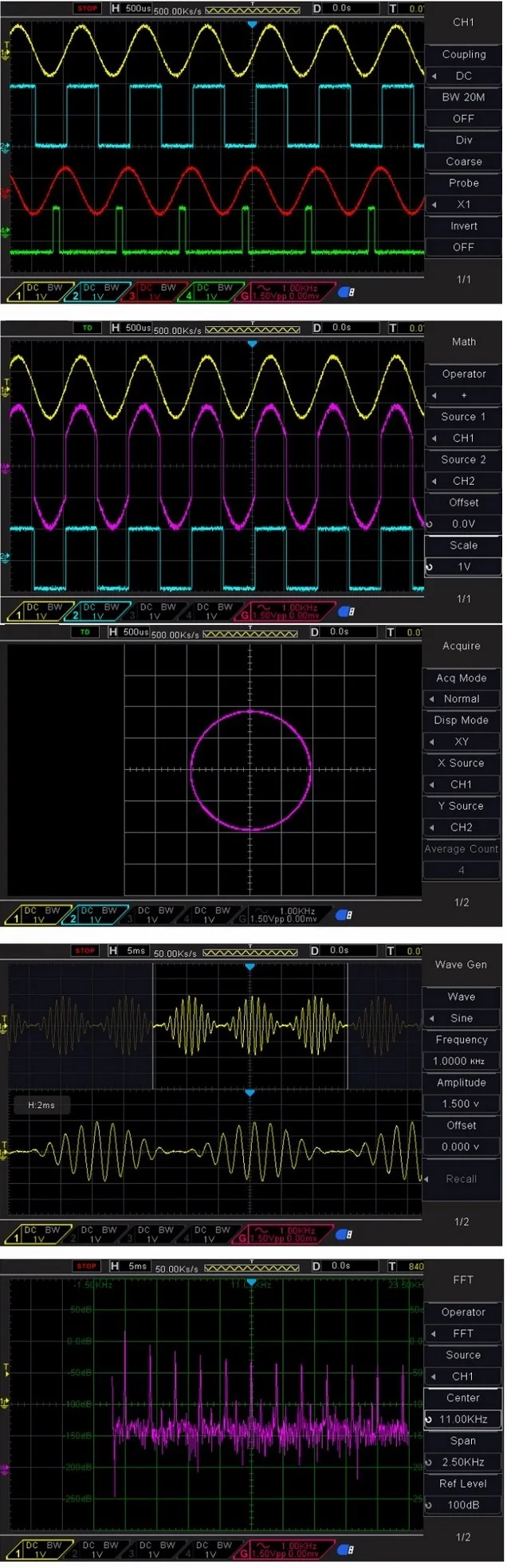 Новая коллекция CDEK MSO2202D цифровой осциллограф портативный 200 МГц 2 Каналы портативными осциллографами USB Osciloscopio 16 каналов логический анализатор