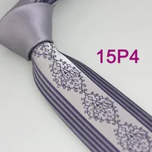 YIBEI coahella ties мужской обтягивающий галстук дизайн Серебряный Узел контрастная сталь Серые цветы/полосы микрофибры галстук узкий галстук