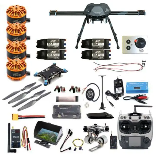 DIY Full Set FPV 2.4GHz 4-Aixs RC Airplane APM2.8 Flight Controller M7N GPS XS690 Frame Props AT9S TX Hexacopter DIY Full Set FPV 2.4GHz 4-Aixs RC Airplane APM2.8 Flight Controller M7N GPS XS690 Frame Props AT9S TX Hexacopter