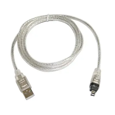 10 шт./лот Новый 1 4 м USB 2 0 к IEEE 1394 Firewire 4-контактный удлинитель для цифровой камеры |