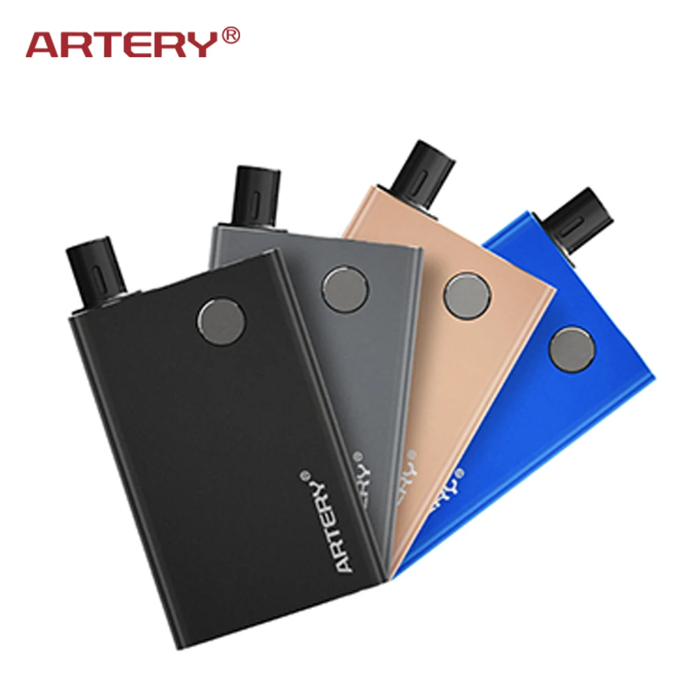 

ARTERY PAL Mini Vape Kit 1100mAh Built-in Battery 1.1ml Vaporizer 510 Thread Aio Box Electronic Cigarette Shisha Hookah Pen