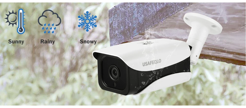 Usafeqlo 1080P POE мини Звездный уровень IP камера H.265 H.265+ 2.0MP sony IMX307 Водонепроницаемая камера видеонаблюдения