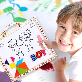 

1 Set Drawing Board For Kids Montessori Teaching Aids Number Letter Math Toys For Children Kindergarden Education