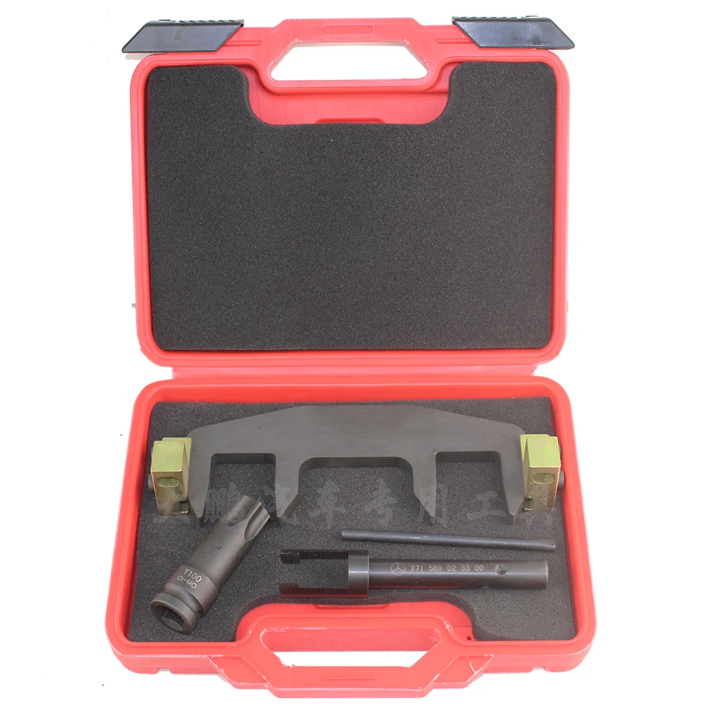 

Timing Chain Installation Kit Engine Timing Tool Suitable for Benz C180 C200 E260 M271 with T100 spline Socket