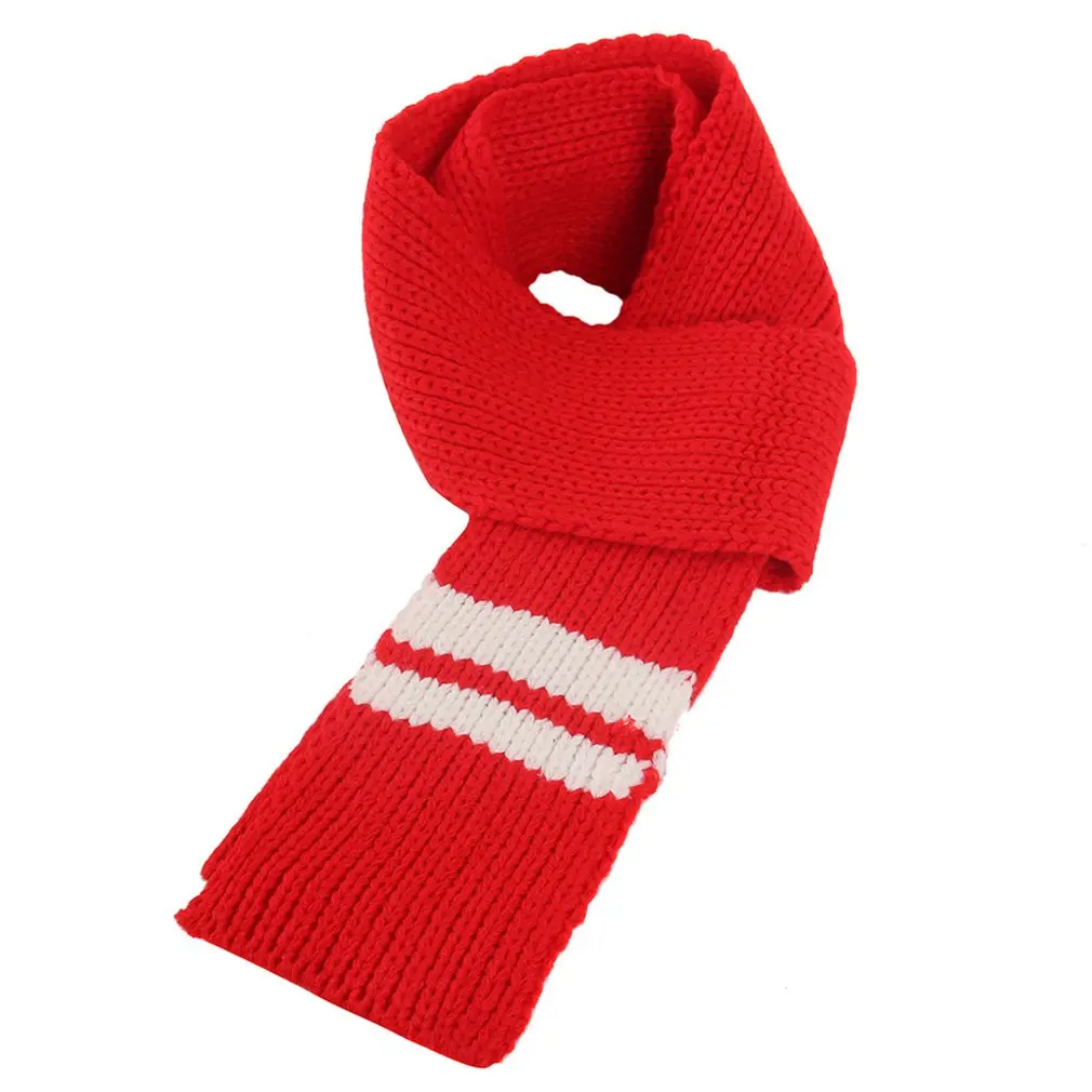 Детский шарф для девочек, для мальчиков Детский Зимний теплый шарф Для женщин Вязание шерстяная шаль шарф для детей шею аксессуары Echarpe