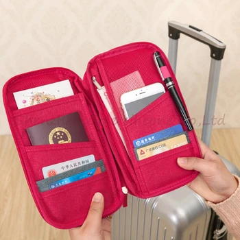 

passport storage bag travel functional bag portable passport holder document organizer credit card ID card cash holder 10pcs
