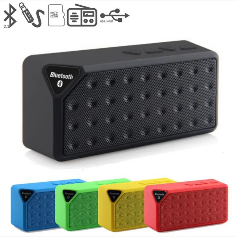 X3S мини Беспроводной Bluetooth Динамик TF USB fm радио Портативный Музыка Звук Box стерео