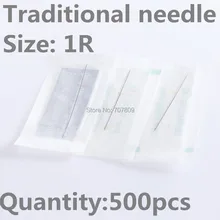 500 шт новые иглы для татуажа макияжа 1RL стерилизованные одноразовые иглы для макияжа бровей и иглы для татуажа бровей