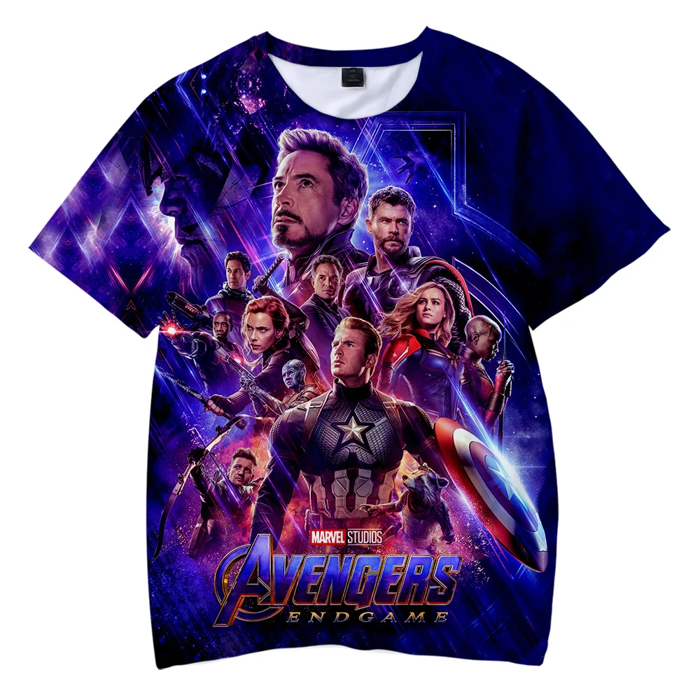 Avengers Endgame boys t shirt Quantum Realm Kids Top Tee Advanced Tech children clothing Cosplay Costumes 2019 kids tshirt