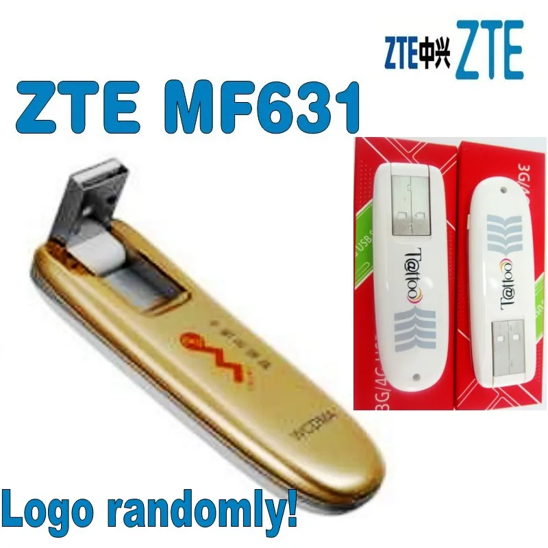 Лот из шт. 70 шт. оригинальный разблокировать 7,2 Мбит/с zte MF631 3g HSDPA USB модем (логотип случайно)