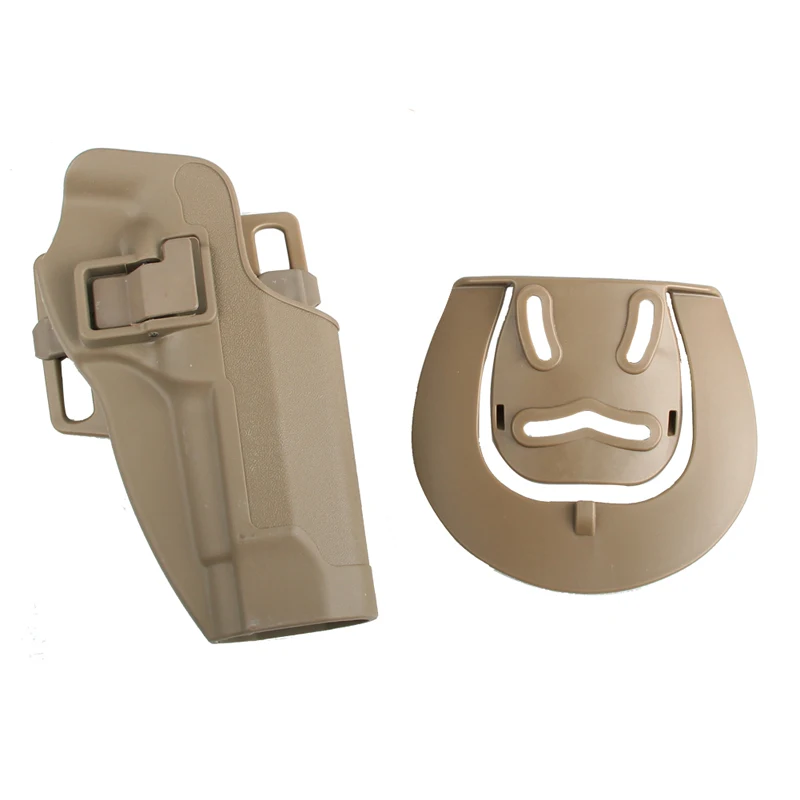 CQC M9 Gun Drop Right Leg Thigh  Magazine Flashlight Pouch Holster Beretta M9 M92 96 Hunting Gun Accessories For Outdoor Tactical Airsoft RL31-0024PBK-16