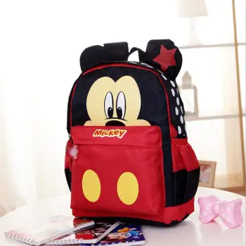 

kids kindergarten backpack/kid school bags/Satchel for boys and girls free shipping 2018 Cartoon Mickey children backpacks