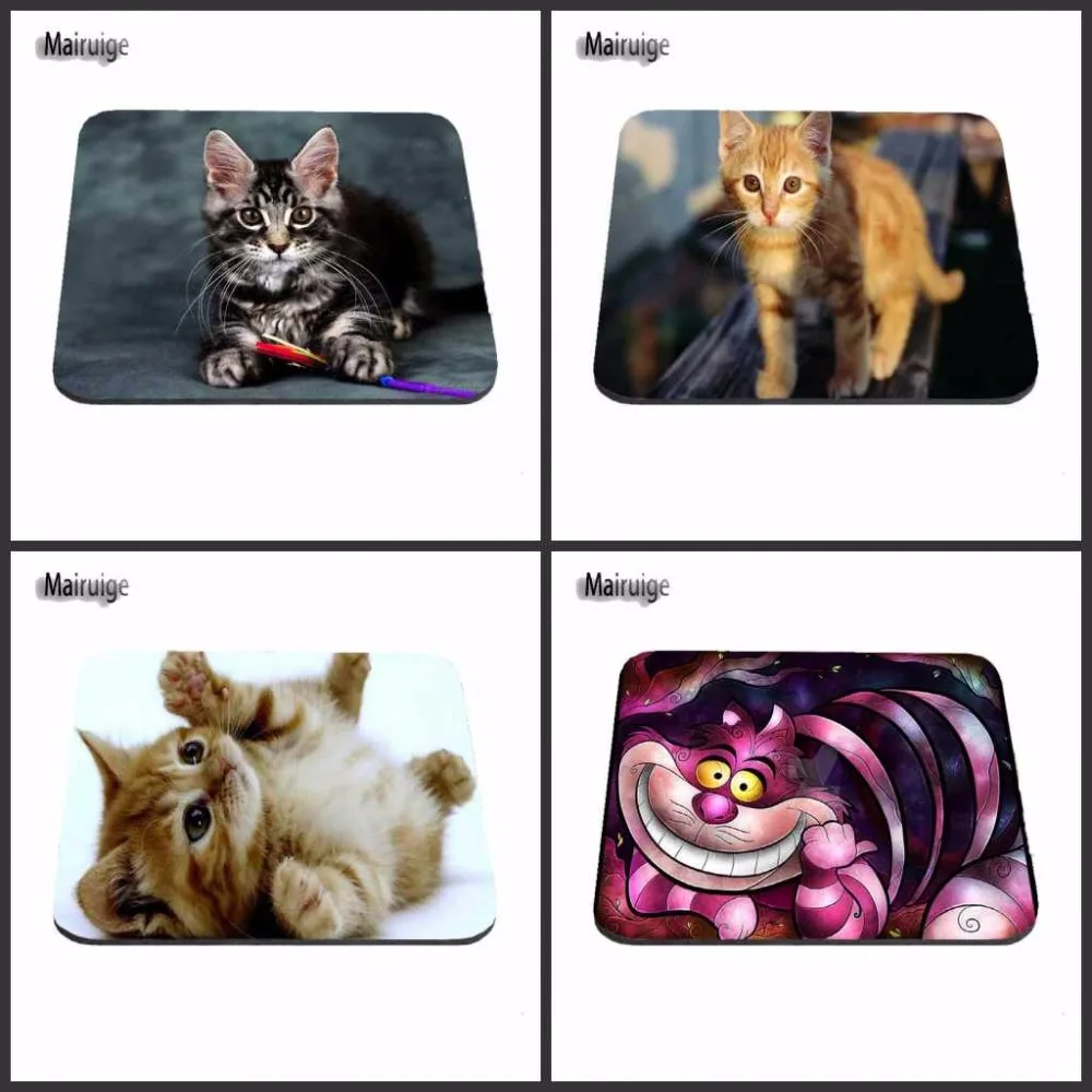 Mairuige Top Selling Cool Animals Cats Rubber Gaming Mouse Pad Desk Mat Three Sizes for Chooce 18*22cm and 25*29cm And 25*20cm | Компьютеры