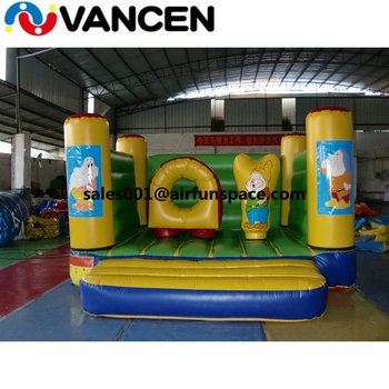 Buy Cheap 3x4m Bouncing Castle Inflatable Jumping Bed Without Tent PVC Durable Inflatable Jumping Bouncer With Free Air Blower