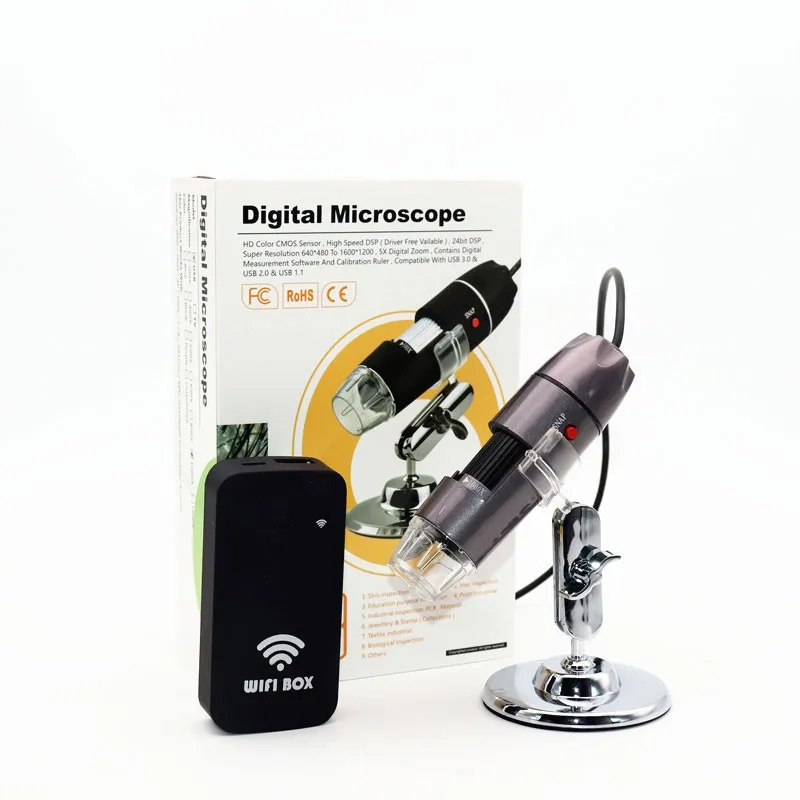 

Protable 1000X USB LED Electronic Microscope Magnifier Camera Video Diagnostics Hair Skin Test Yellow