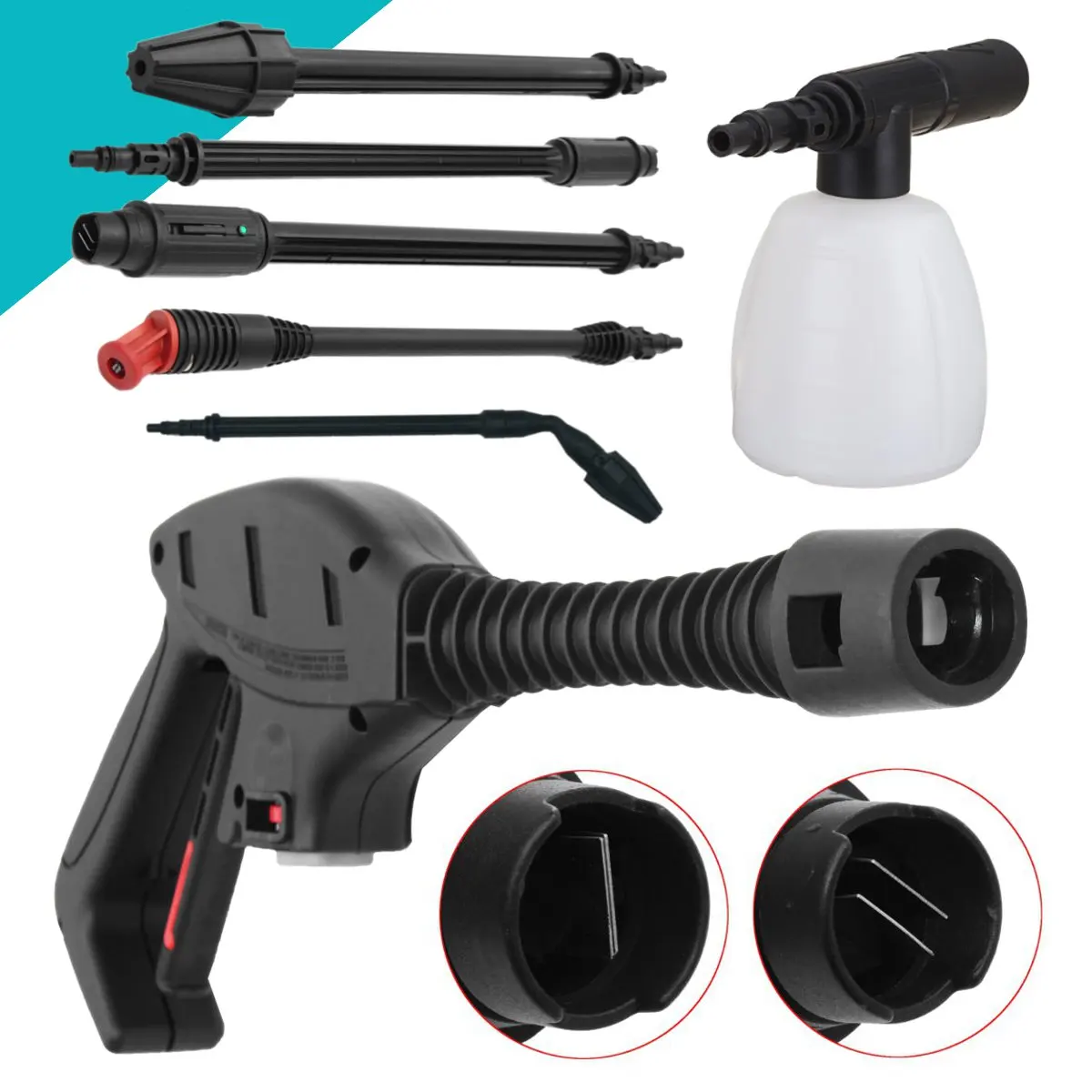 Pressure Washer Cleaning Trigger Gun/Nozzle/Foam Lance For Vax Series