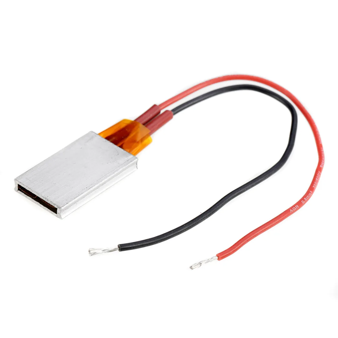 Koop 12 v AC DC 50 w Thermostaat PTC Heater Plaat Element Constante Temperatuur Verwarmingselement Thermostaat Home Improvement Gereedschap