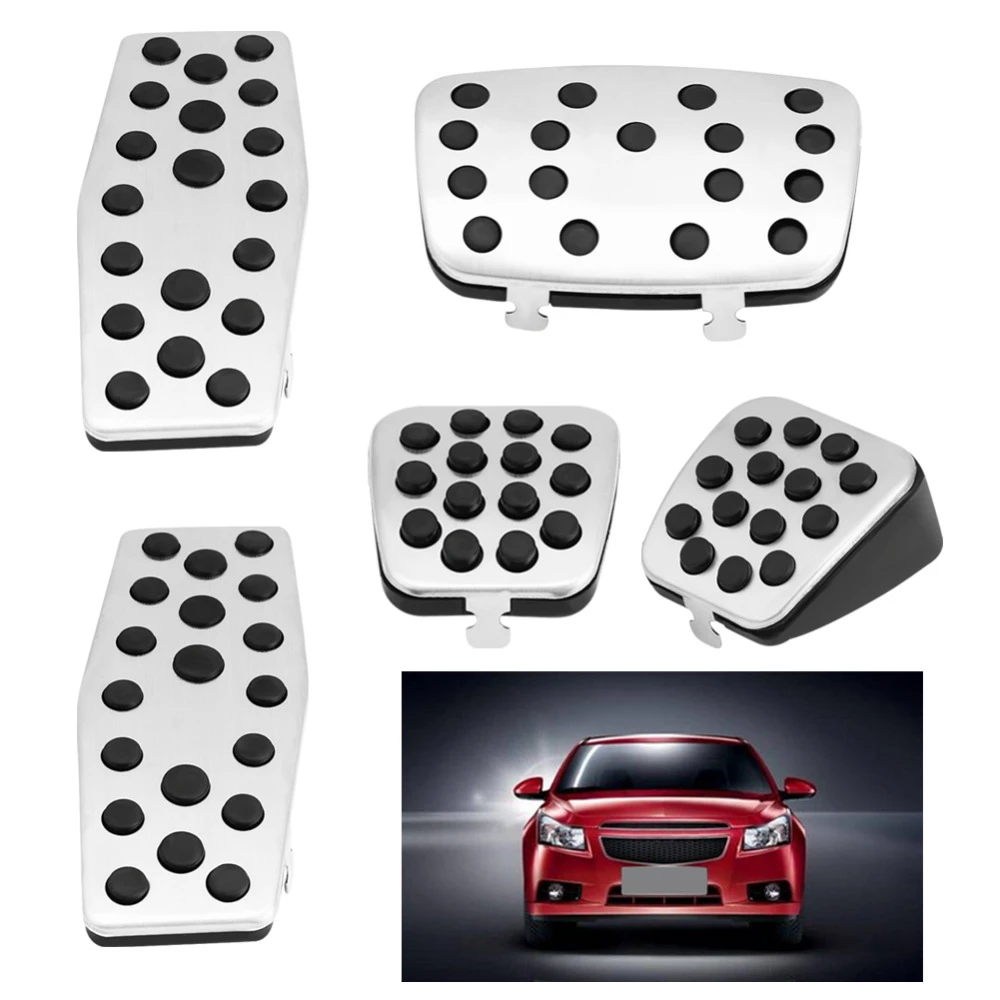 Conlense Car Clutch Brake Foot Pedals Cover Treadle Non-Slip for C-h-e-v-r-o-l-e-t Cruz V-a-u-x-h-a-l-l