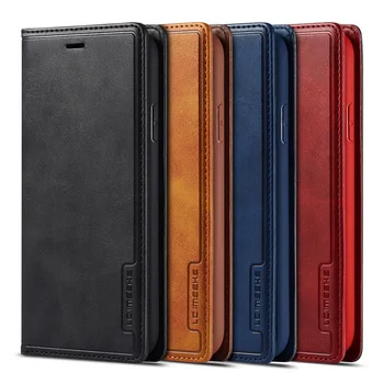 

Magnetic Real Genuine Leather Flip Wallet Case For iPhone XR 7 XS Max Cases Card Holder Cover For Coque iPhone X 6s 8 Plus 6 11