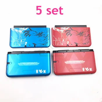 

5 set Full Housing Case Cover replacement for 3DS XL 3DS LL Shell with Buttons for Pokemon Limited Edition