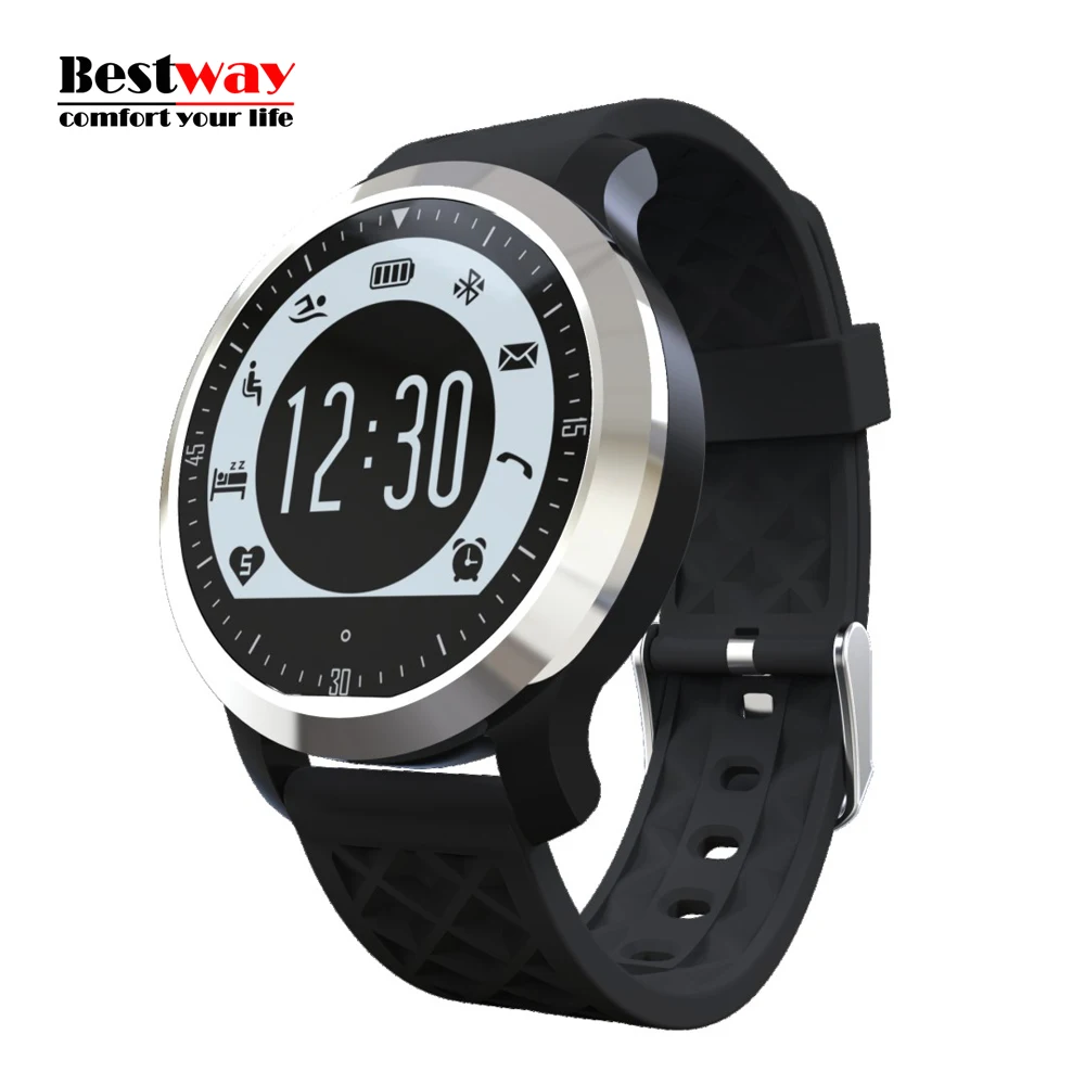 F69 font b Smartwatch b font Heart Rate Monitor Smart Watch Android IOS Watches Digital watch