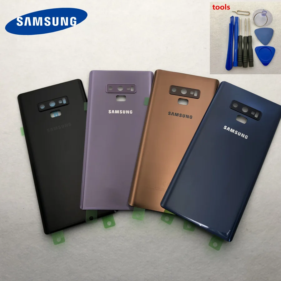 

Replacement Note9 Rear Panel Battery Glass Back Door Cover with Rear camera glass For Samsung Galaxy note 9 N960 N960F N9600