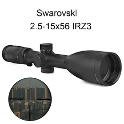 2,5-15x56 IRZ3 оптический прицел имитация Swarovskl сетка оптика охотничьи прицелы Боковая регулировка параллакса фокус отрегулировать