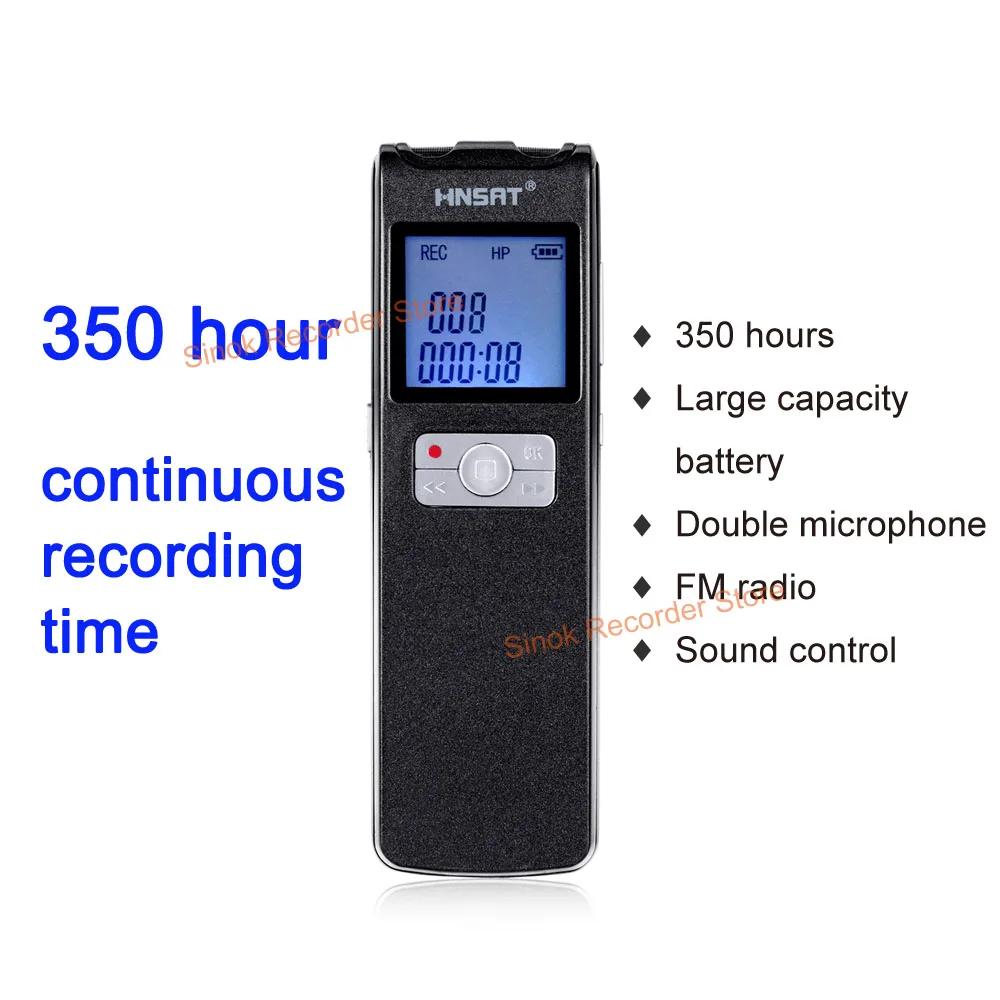 digital voice recorder 350hours super long time