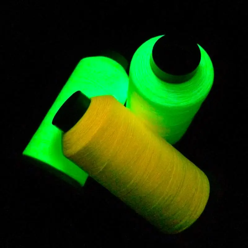 1000 ярдов Катушка светящаяся строительная машина DIY вышивка нить для шитья 8