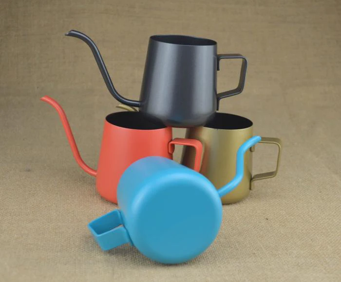 

Stainless steel Long Mouth Coffee Pot Teapot Tea Kettle Tools Pour Over Coffee Cup Kitchen Tools Hand Punch Drip Pot