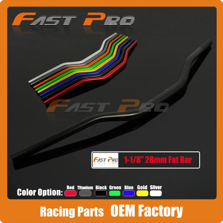 

Motorcycle Motocross 28mm Handlebars Handle Tubes Fat Bars For KTM CRF YZF WRF KXF KLX RMZ RMX DRZ 65 85 125 250 400 450 500